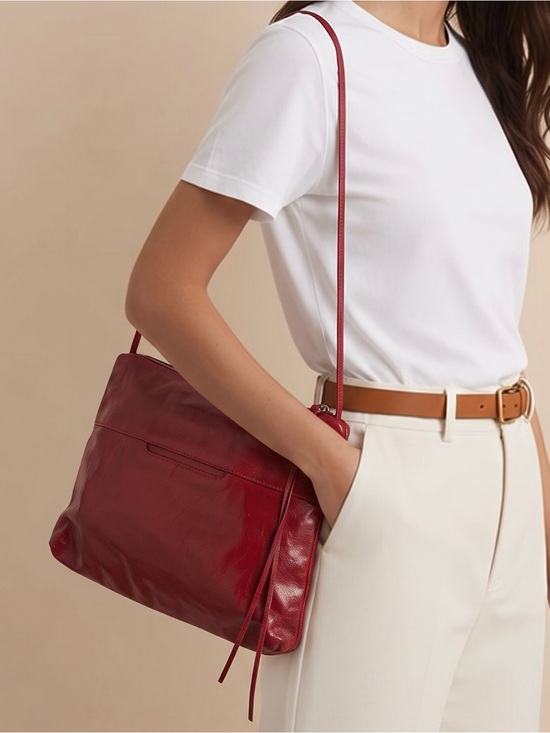 HOBO Handbags - HOBO Women’s Large Ziggy  genuine Leather Crossbody Shoulder Bag